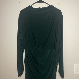 Suzy Shier bodycon hunter green dress XXL